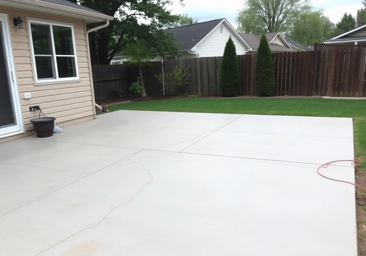 Before – Patio transformation